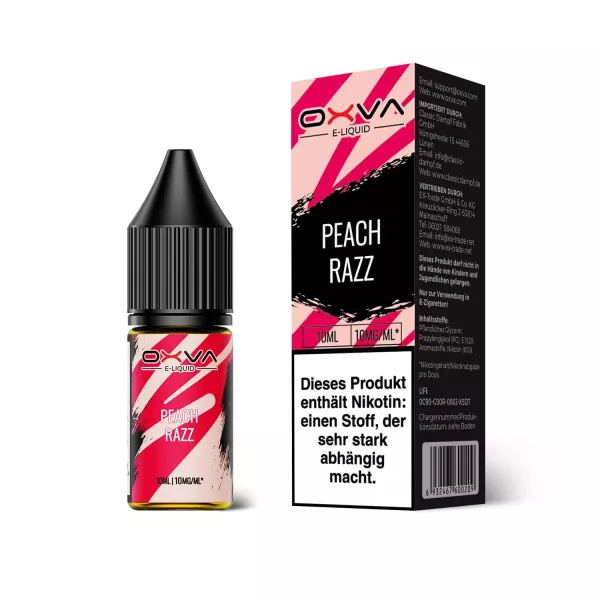 OXVA Nikotinsalz Liquid Peach Razz | 10ml