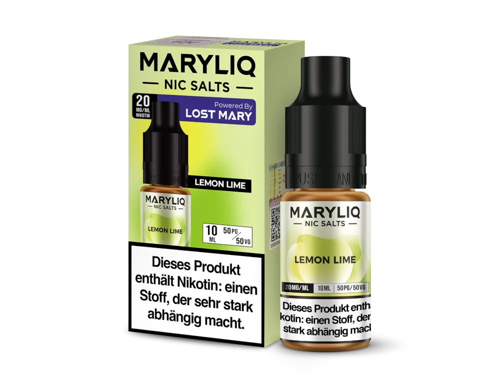 MaryLiq 10ml Nikotinsalz Liquid Lemon Lime