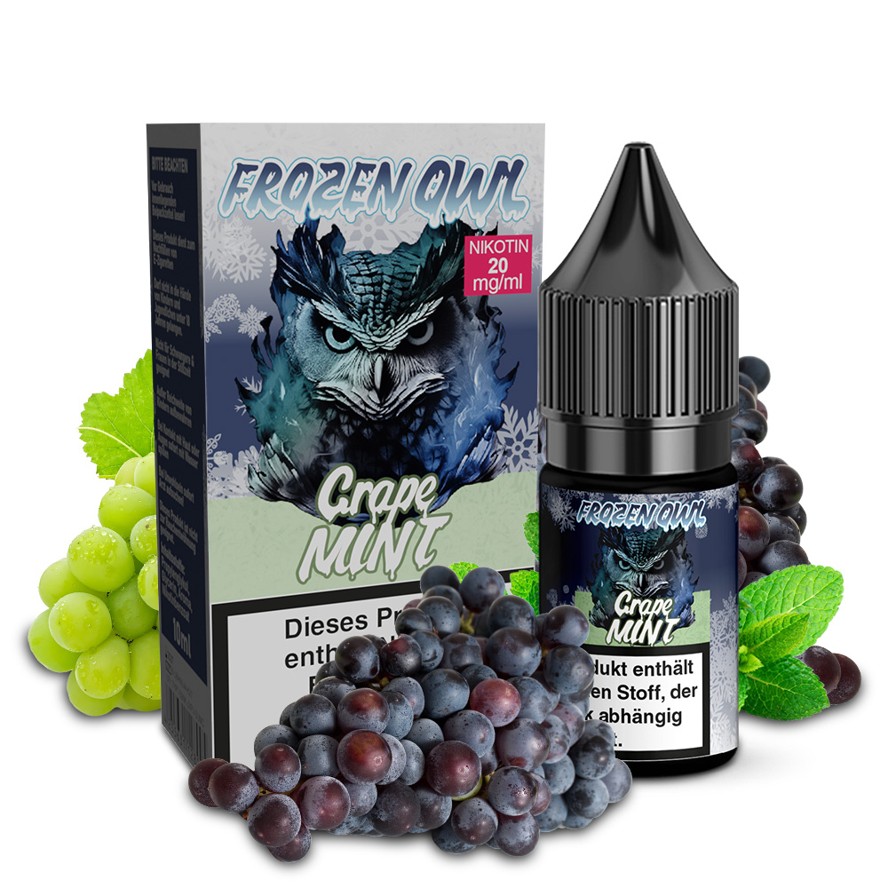 Frozen OWL Grape Mint Nikotinsalz Liquid 10 ml