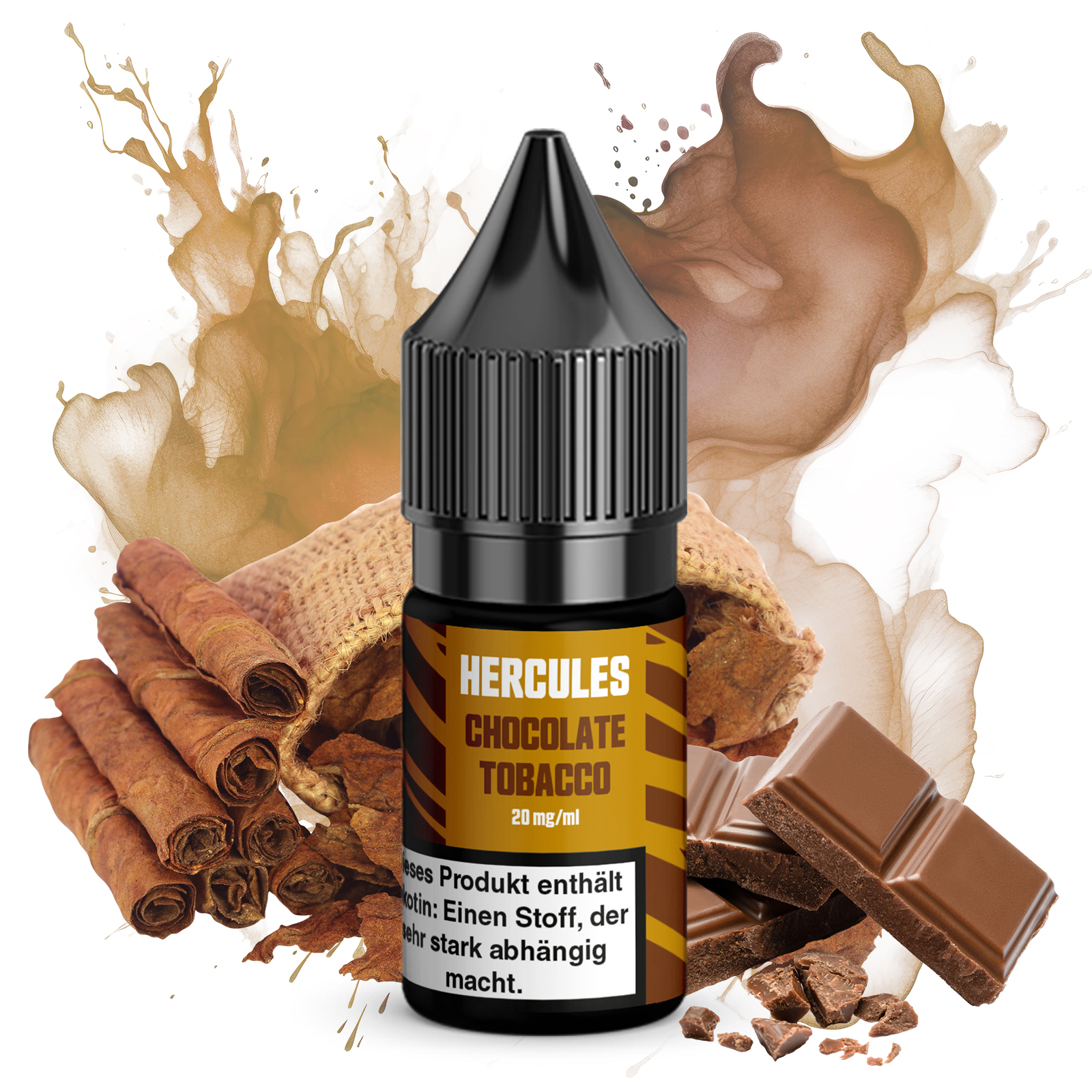 Hercules Nikotinsalz Liquid 10ml Chocolate Tobacco