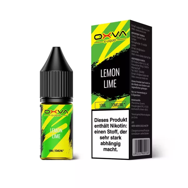 OXVA Nikotinsalz Liquid Lemon Lime | 10ml