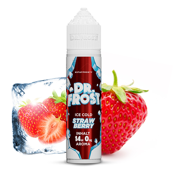 Dr. Frost Ice Cold Strawberry 14ml in 60ml Flasche