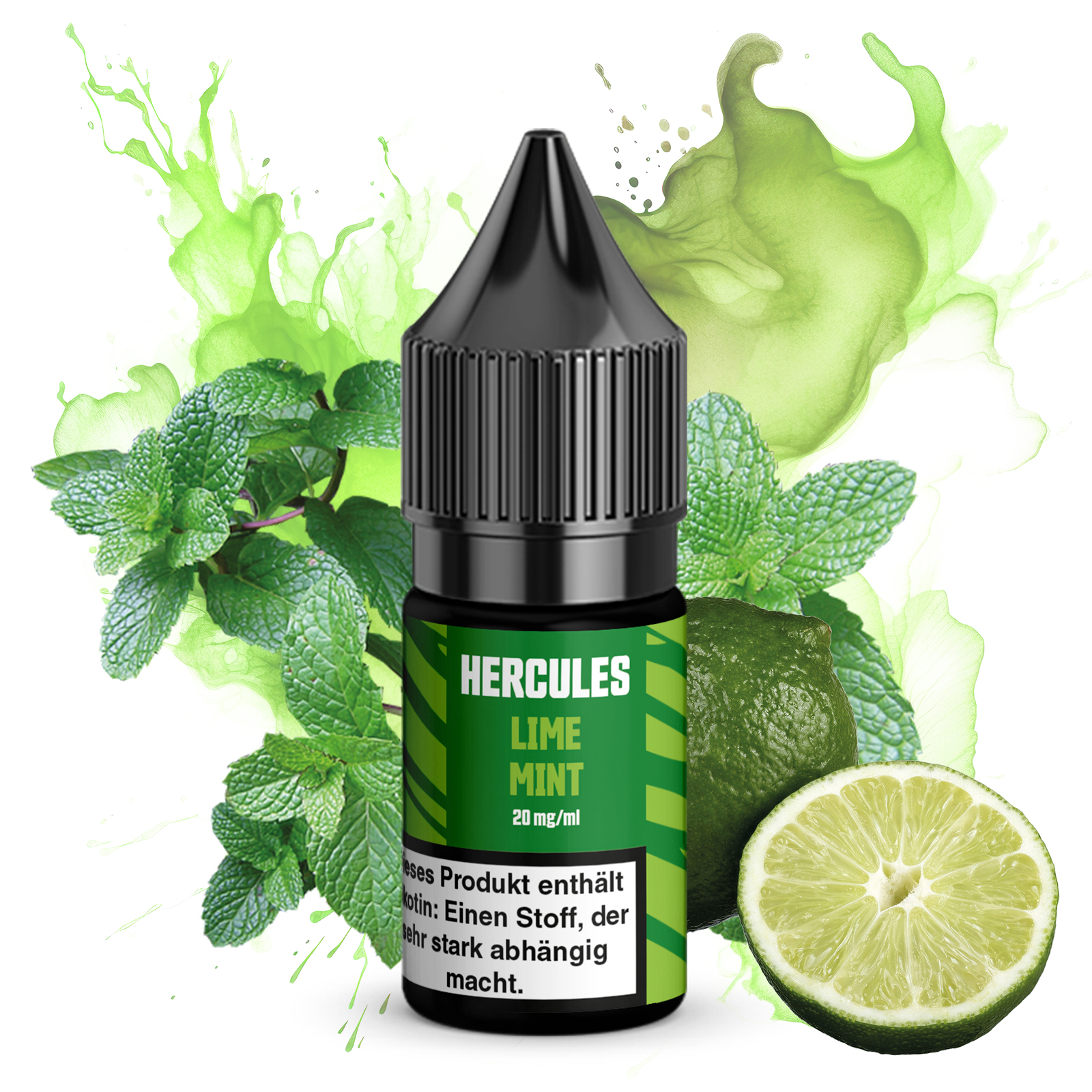 Hercules Nikotinsalz Liquid 10ml Lime Mint